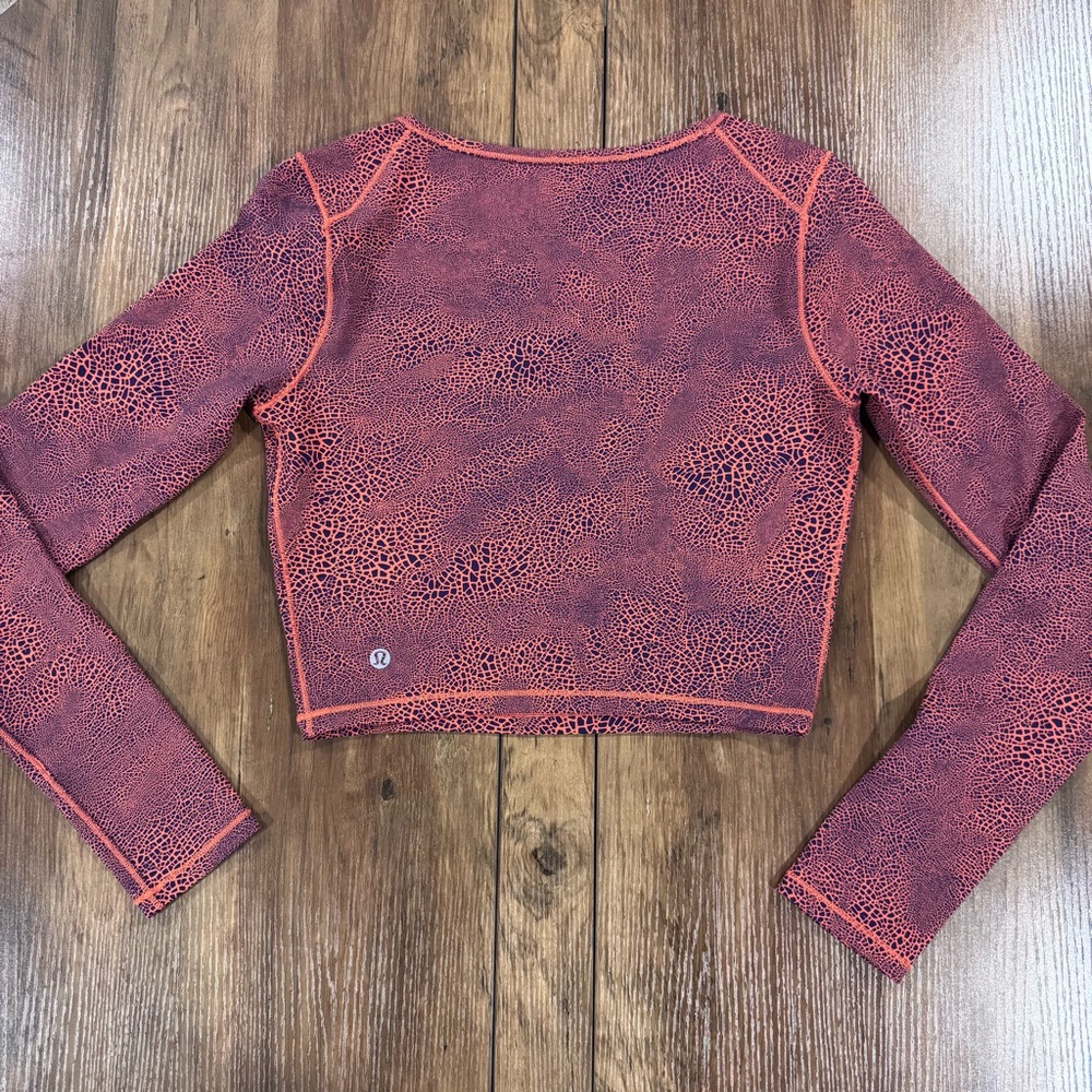 Lululemon Wunder Train Cropped Long Sleeve Shirt - Picture 5 of 7